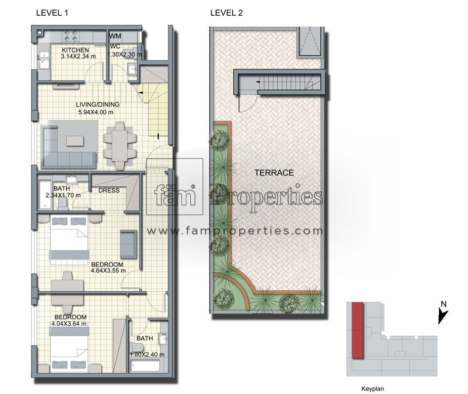 2 Bedroom